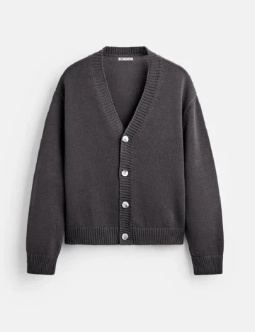 Cardigan Zara, gri Gri