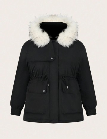 
						Geaca SHEIN CURVE, negru