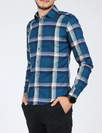 Camasa Zara, albastru Albastru