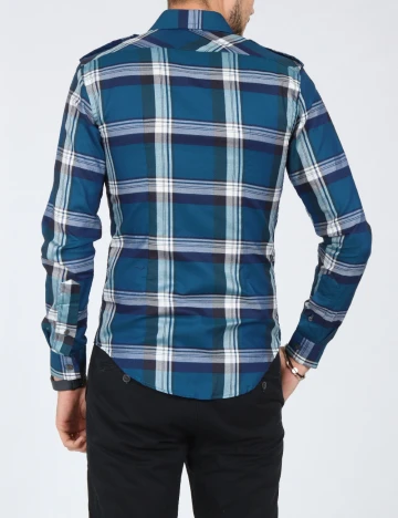 Camasa Zara, albastru Albastru