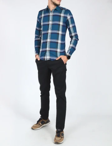 Camasa Zara, albastru Albastru