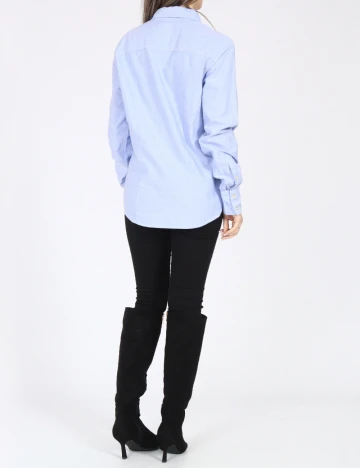 Camasa Bershka, albastru Albastru