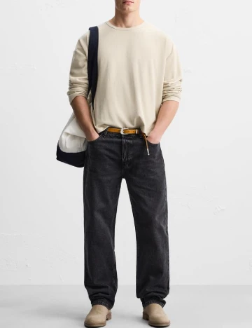 Bluza Zara, crem Crem