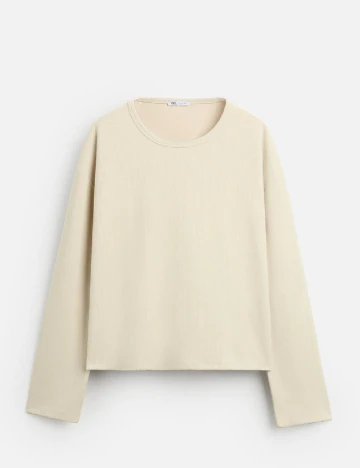 Bluza Zara, crem Crem