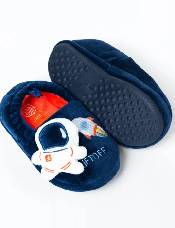 Papuci de Casa Cool Club, bleumarin Albastru