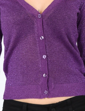 Cardigan Bershka, mov Mov