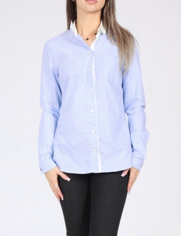 
						Camasa Bershka, albastru