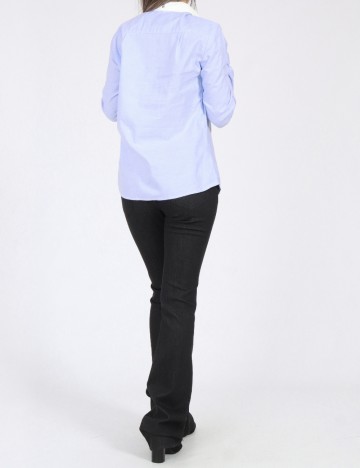 Camasa Bershka, albastru