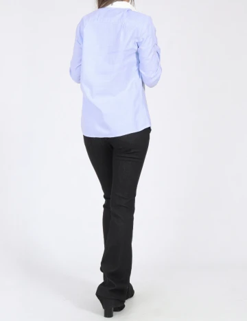 Camasa Bershka, albastru Albastru