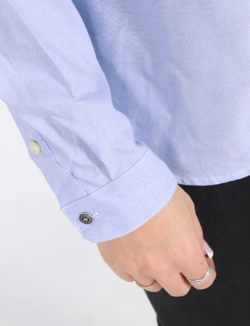 Camasa Bershka, albastru Albastru