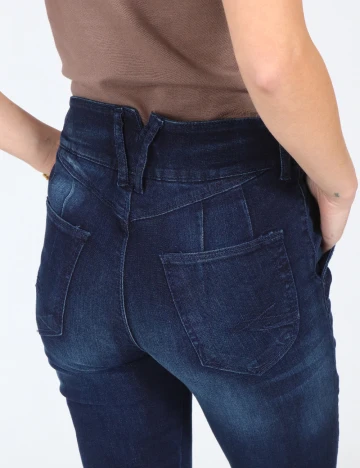 Blugi Bershka, bleumarin Albastru