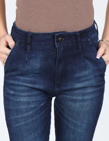 Blugi Bershka, bleumarin Albastru