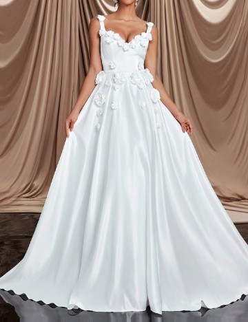 
						Rochie lunga SHEIN, alb