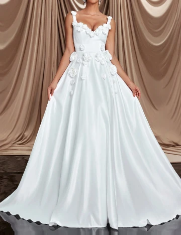 Rochie lunga SHEIN, alb