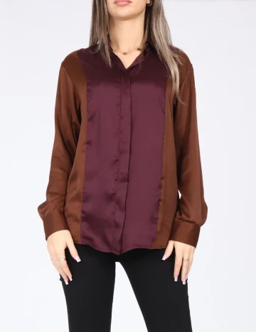 Camasa Zara, visiniu/maro Maro