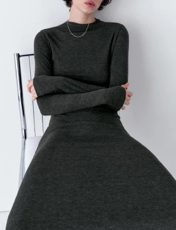 Rochie lunga Zara, gri