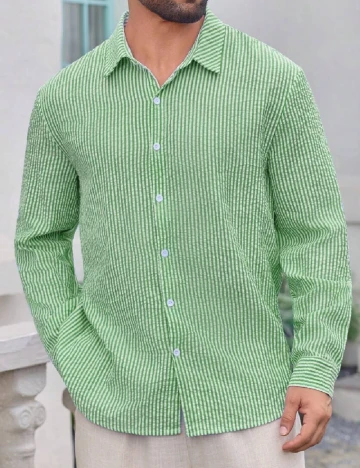 Camasa SHEIN, verde Verde