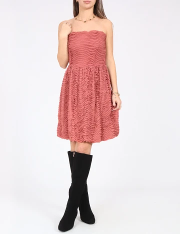 Rochie scurta Zara, roz Roz