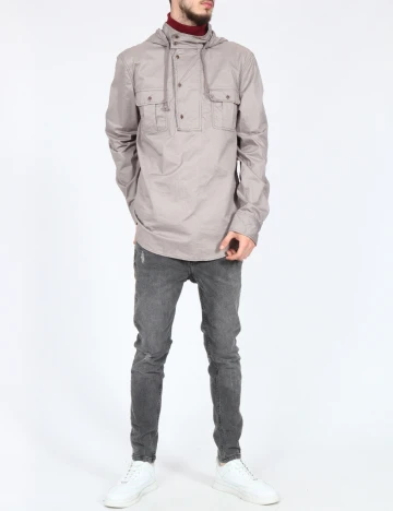 Jacheta Bershka, gri Gri