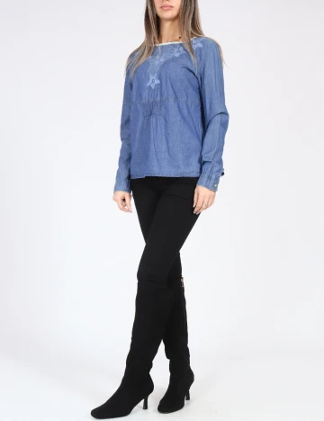Bluza Zara, albastru Albastru
