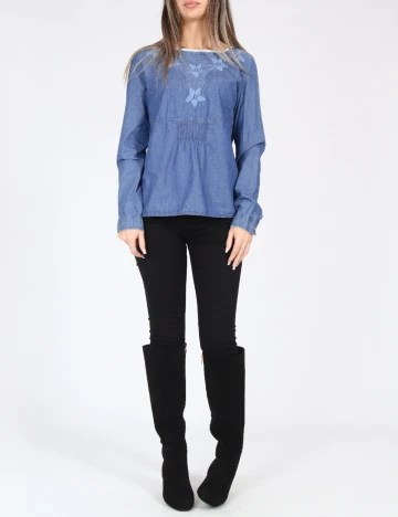 Bluza Zara, albastru Albastru