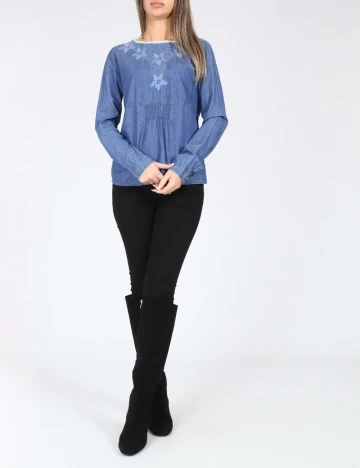 Bluza Zara, albastru Albastru