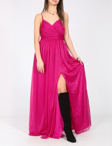 Rochie lunga SHEIN, magenta