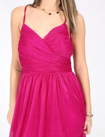 Rochie lunga SHEIN, magenta