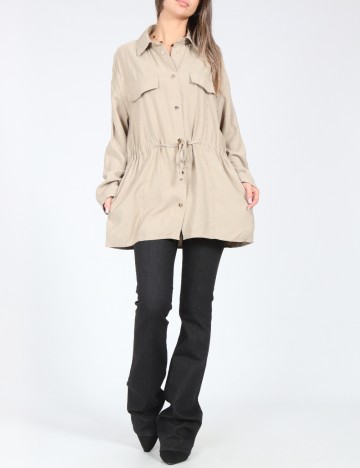 Camasa Oversize Zara, bej