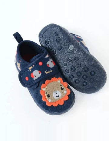 Papuci de Casa Cool Club, bleumarin Albastru