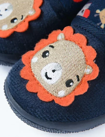 Papuci de Casa Cool Club, bleumarin Albastru