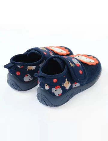 Papuci de Casa Cool Club, bleumarin Albastru