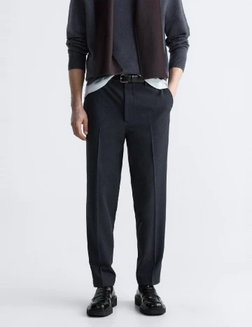 Pantaloni Zara, albastru Albastru