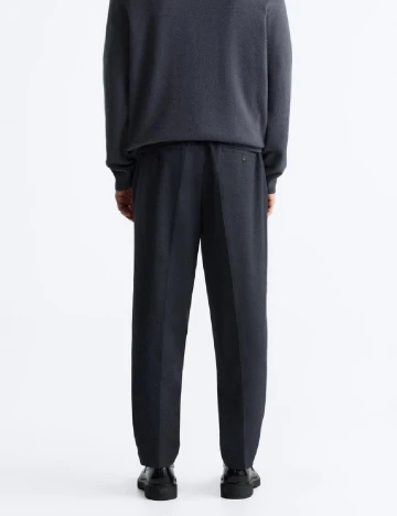 Pantaloni Zara, albastru Albastru