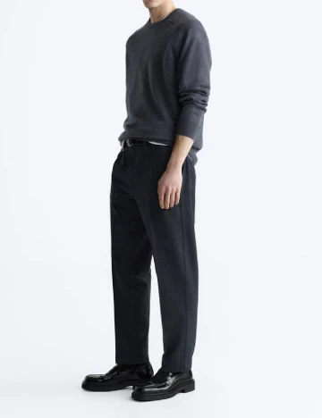 Pantaloni Zara, albastru Albastru