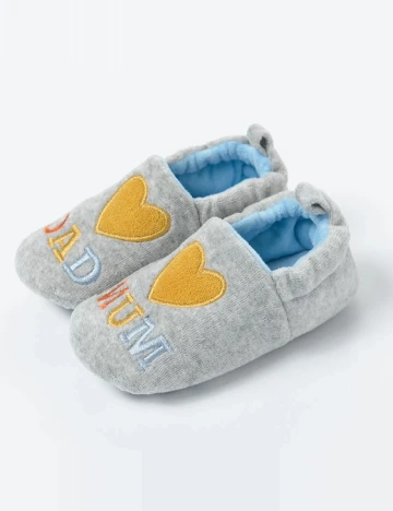 Papuci de Casa Cool Club, gri Gri