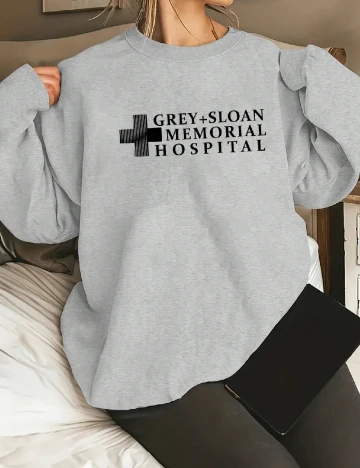 Bluza SHEIN CURVE, gri