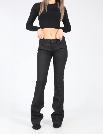 Blugi Zara, negru Negru