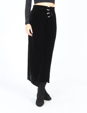 Fusta Zara, negru Negru