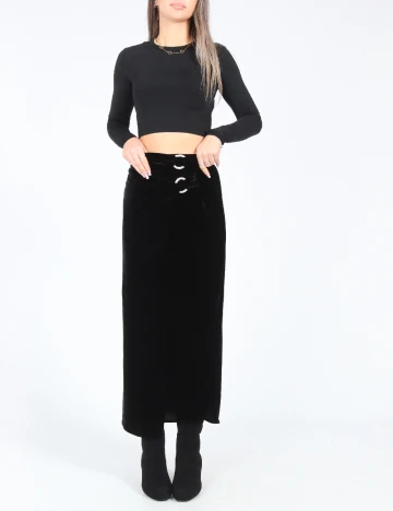 Fusta Zara, negru Negru