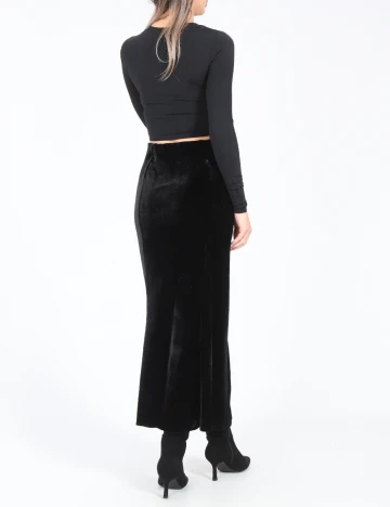 Fusta Zara, negru Negru