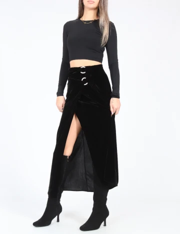 Fusta Zara, negru Negru