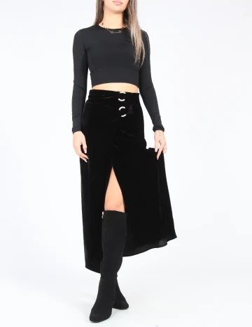 Fusta Zara, negru Negru