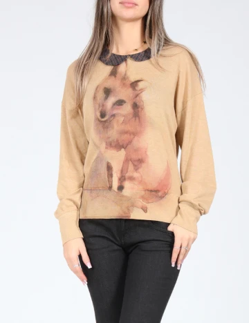 Bluza Zara, maro deschis Maro