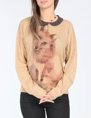 Bluza Zara, maro deschis Maro