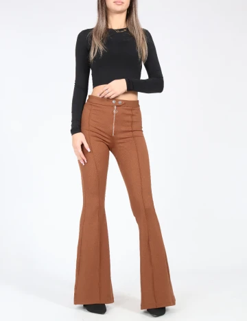 Pantaloni Zara, maro Maro