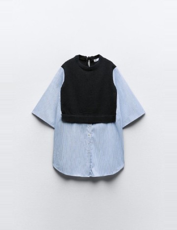 Bluza Zara, albastru