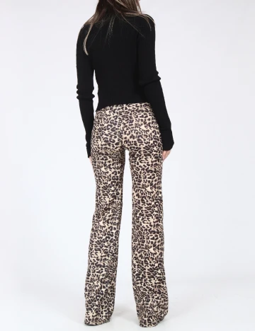Pantaloni Zara, animal print Animal print