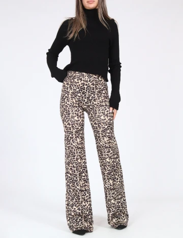 Pantaloni Zara, animal print Animal print