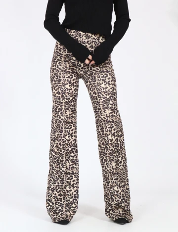 Pantaloni Zara, animal print Animal print